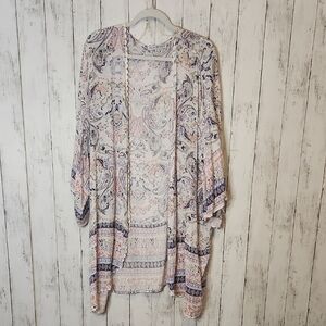 Dylan Ryan Paisley Kimono Cardigan 2X